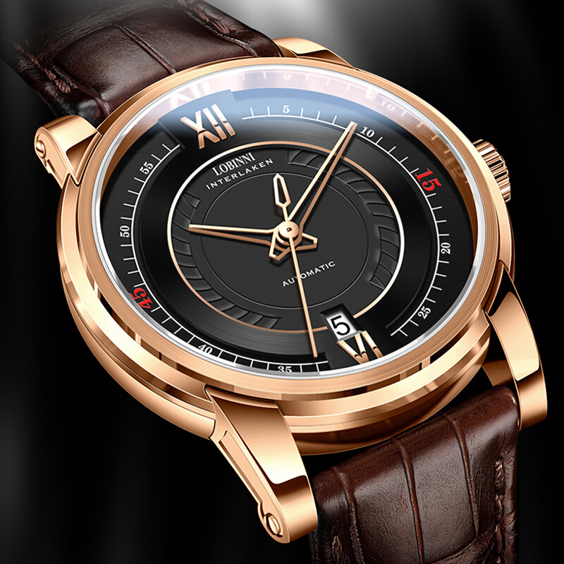 Luxury Watch Japan Brand - LOBINNI Men's Watch Luxury Switzerland Brand