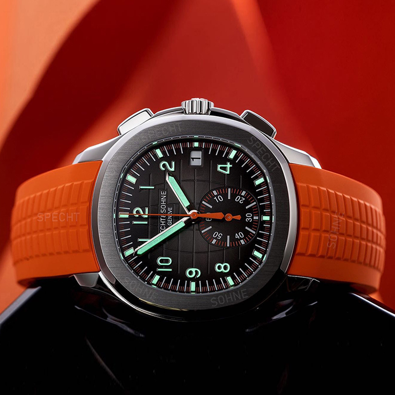 Luxury Watch With Rubber Strap - Casual Fashion Sports Mens Quartz Watch
