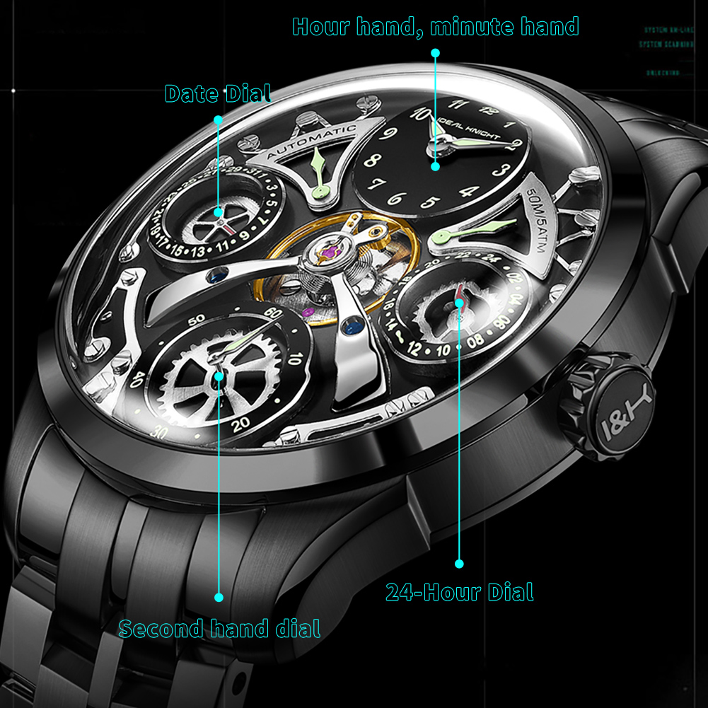 6820 IDEAL KNIGHT Luxury Origi - Luxury Watch With Rubber Strap review and price