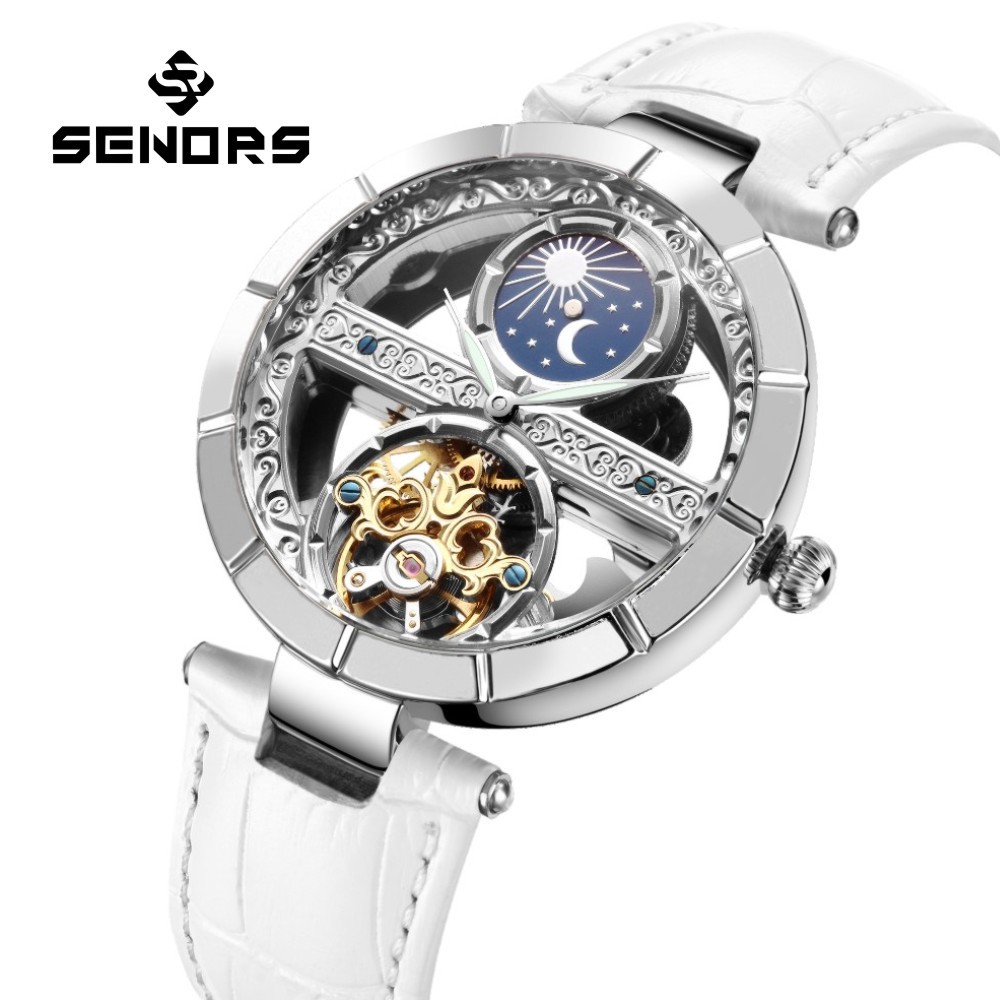 Luxury Women's Waterproof Skel - Luxury Watch Moon Phase review and price