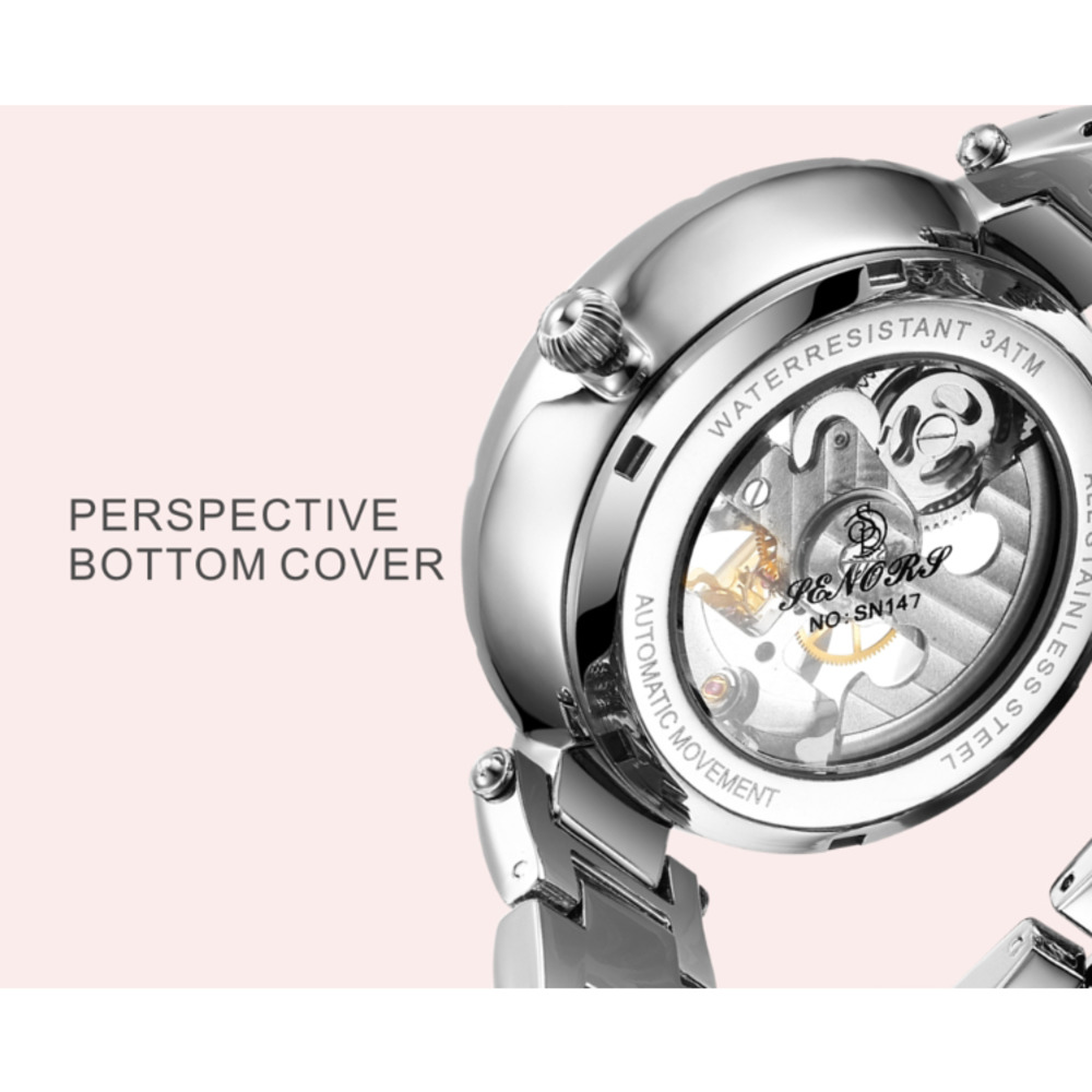 Luxury Women's Waterproof Skel - Luxury Watch Moon Phase review and price