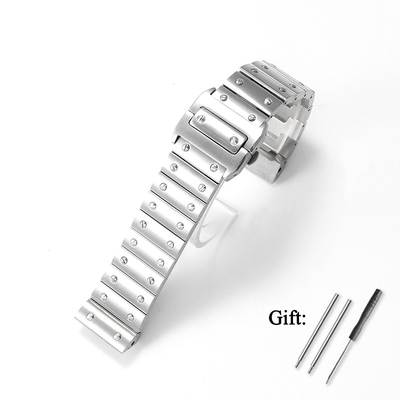 23mm High-Quality Stainless St - Cartier Watch Santos review and price