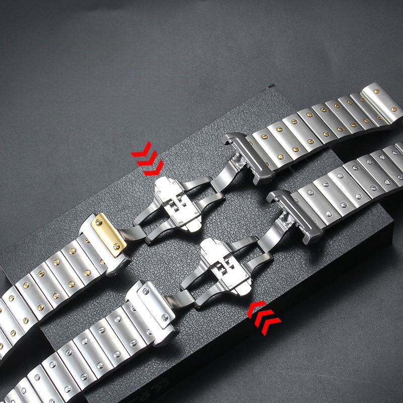23mm High-Quality Stainless St - Cartier Watch Santos review and price