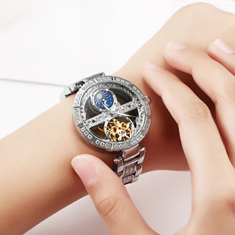 Ladies Watch Automatic Woman L - Luxury Watch Moon Phase review and price