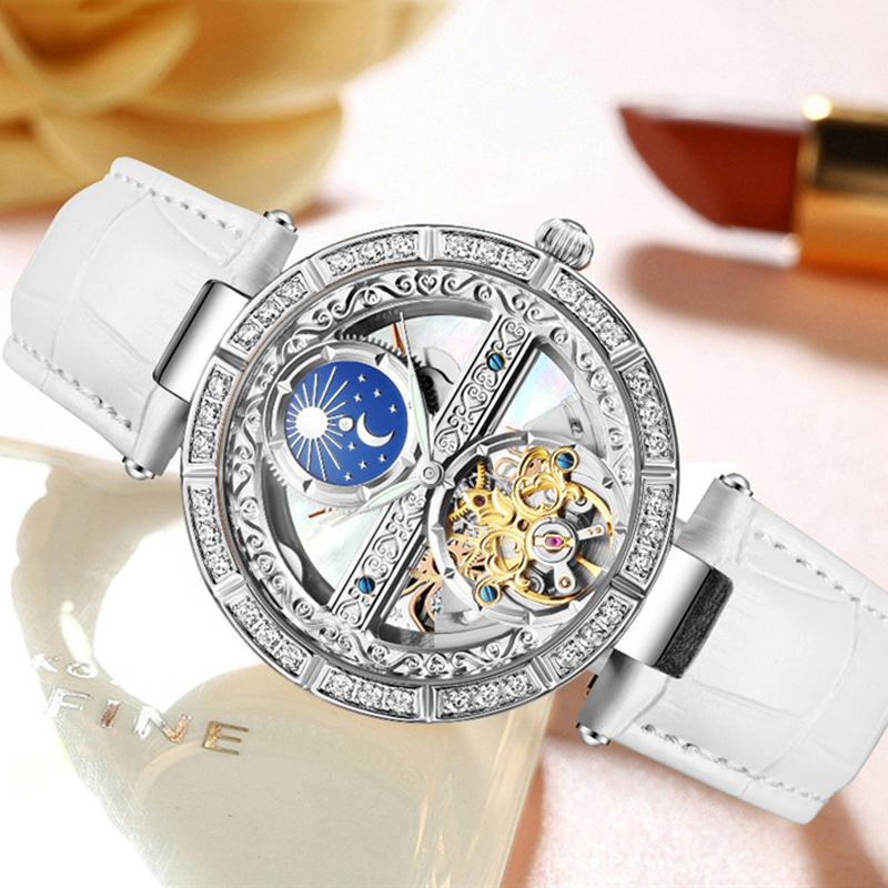 Ladies Watch Automatic Woman L - Luxury Watch Moon Phase review and price