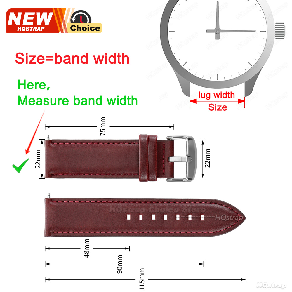 New 18/20/22/24mm Black Brown  - Luxury Watch Class review and price