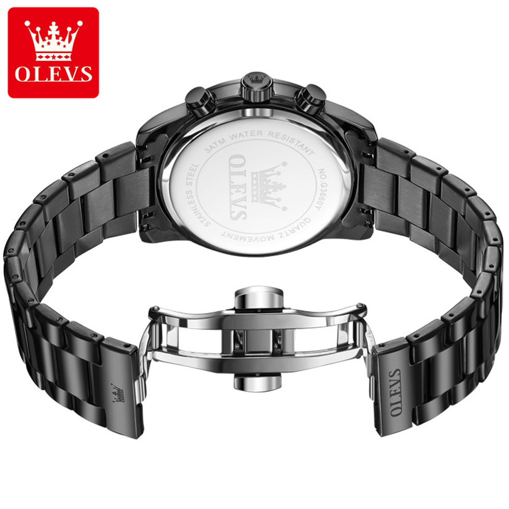 OLEVS Original Fashion Men's W - Luxury Watch Moon Phase review and price