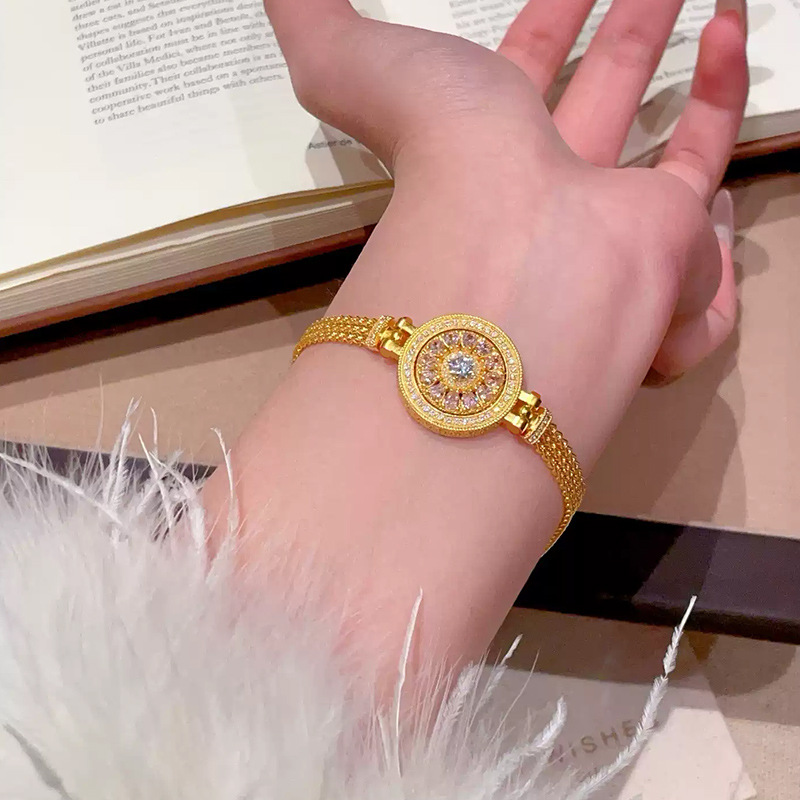 Sand gold light luxury diamond - Luxury Watch Service review and price