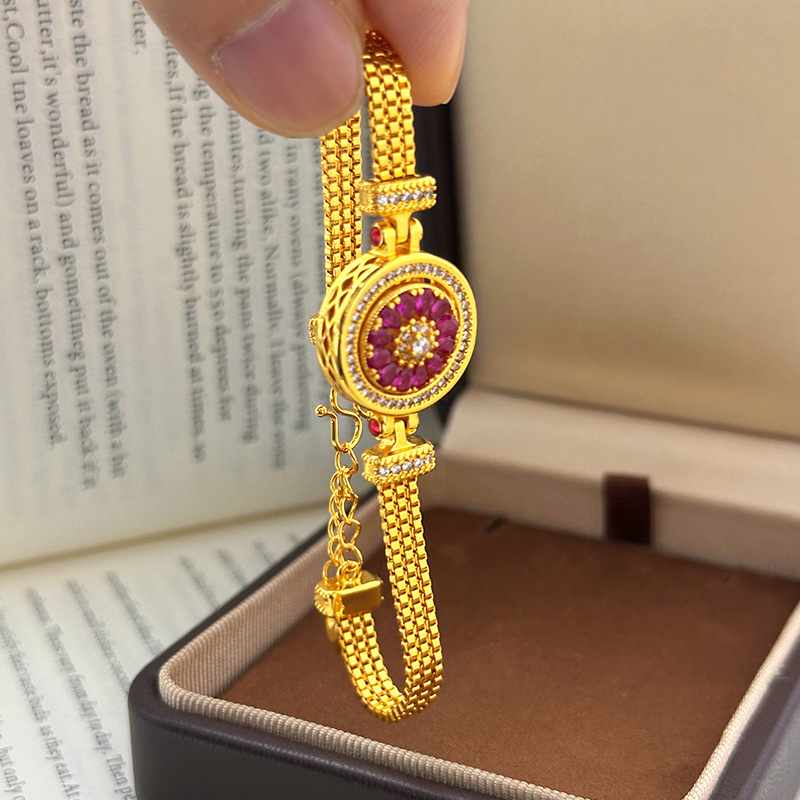 Sand gold light luxury diamond - Luxury Watch Service review and price
