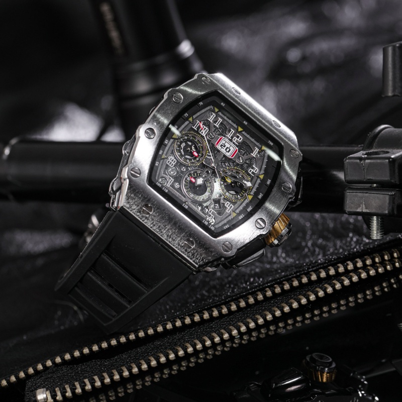Fully automatic mechanical wat - Luxury Watch With Rubber Strap review and price