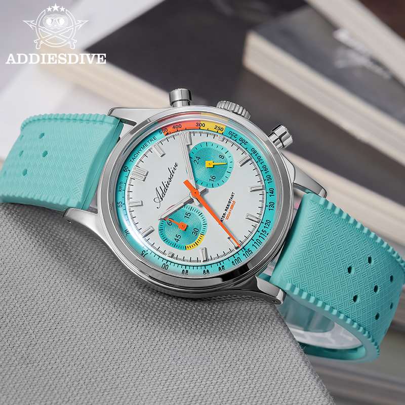 ADDIESDIVE NEW Multifunction C - Luxury Watch With Rubber Strap review and price